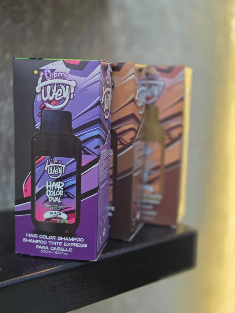 Q Pro Wey! – Hair Color Dual (Shampoo Tinte Express Negro 500 ml)