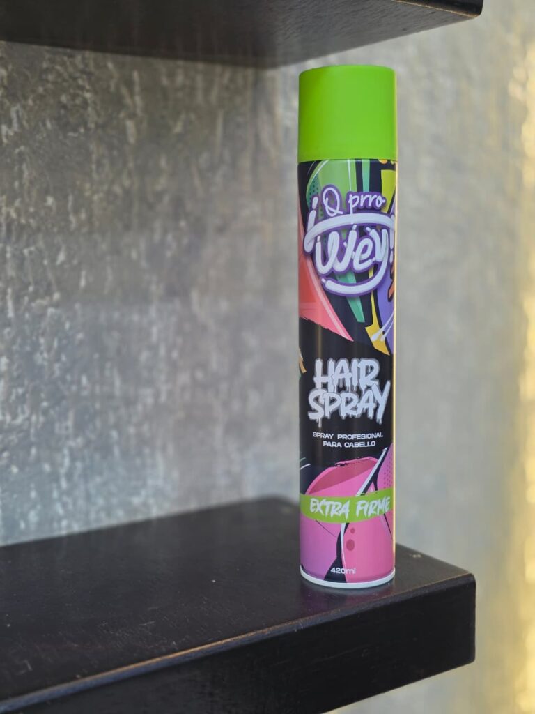 Q Prro Wey – Hair Spray Extra Firme (420 ml)